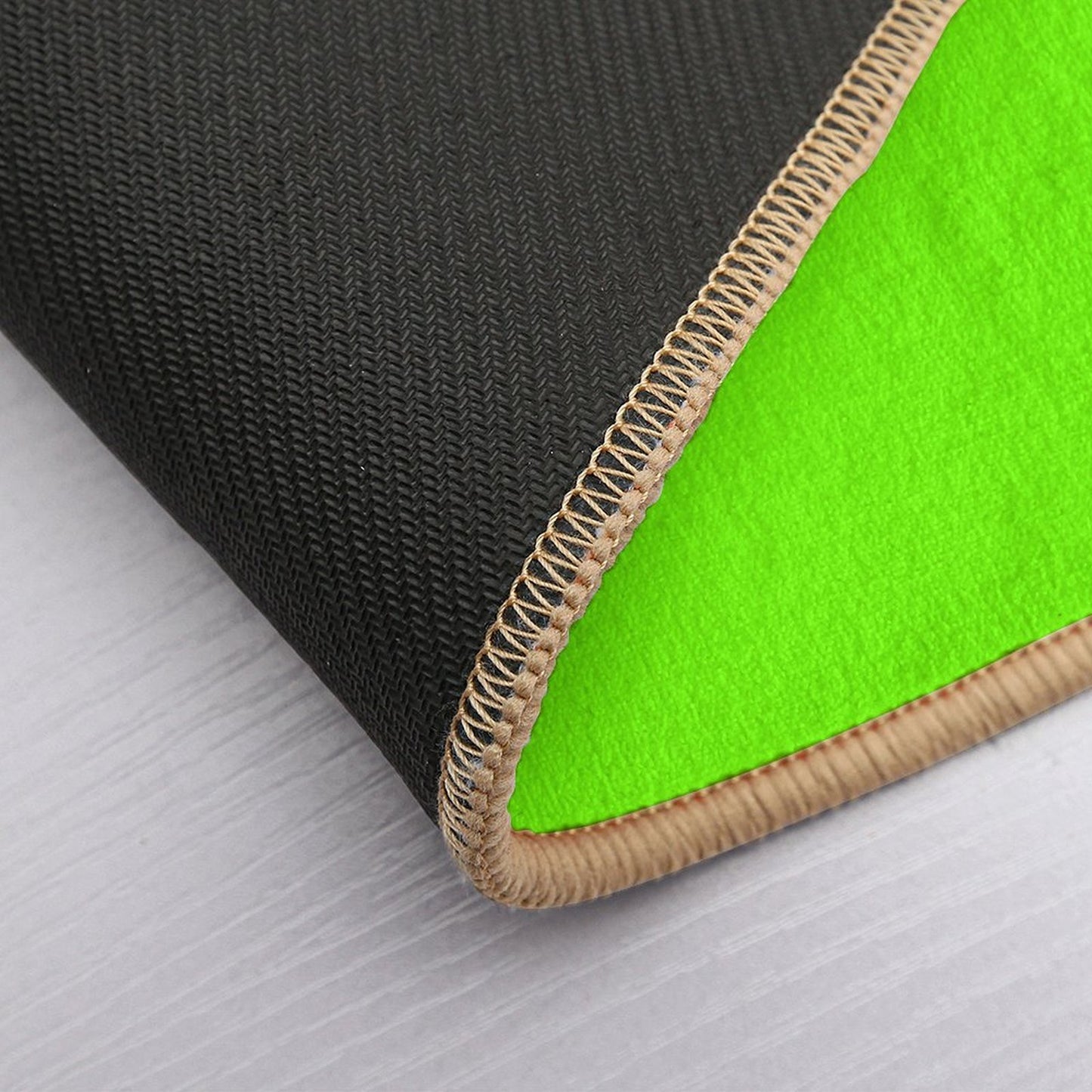 Super Bright Fluorescent Green Neon  Easy To Clean Bath Mat