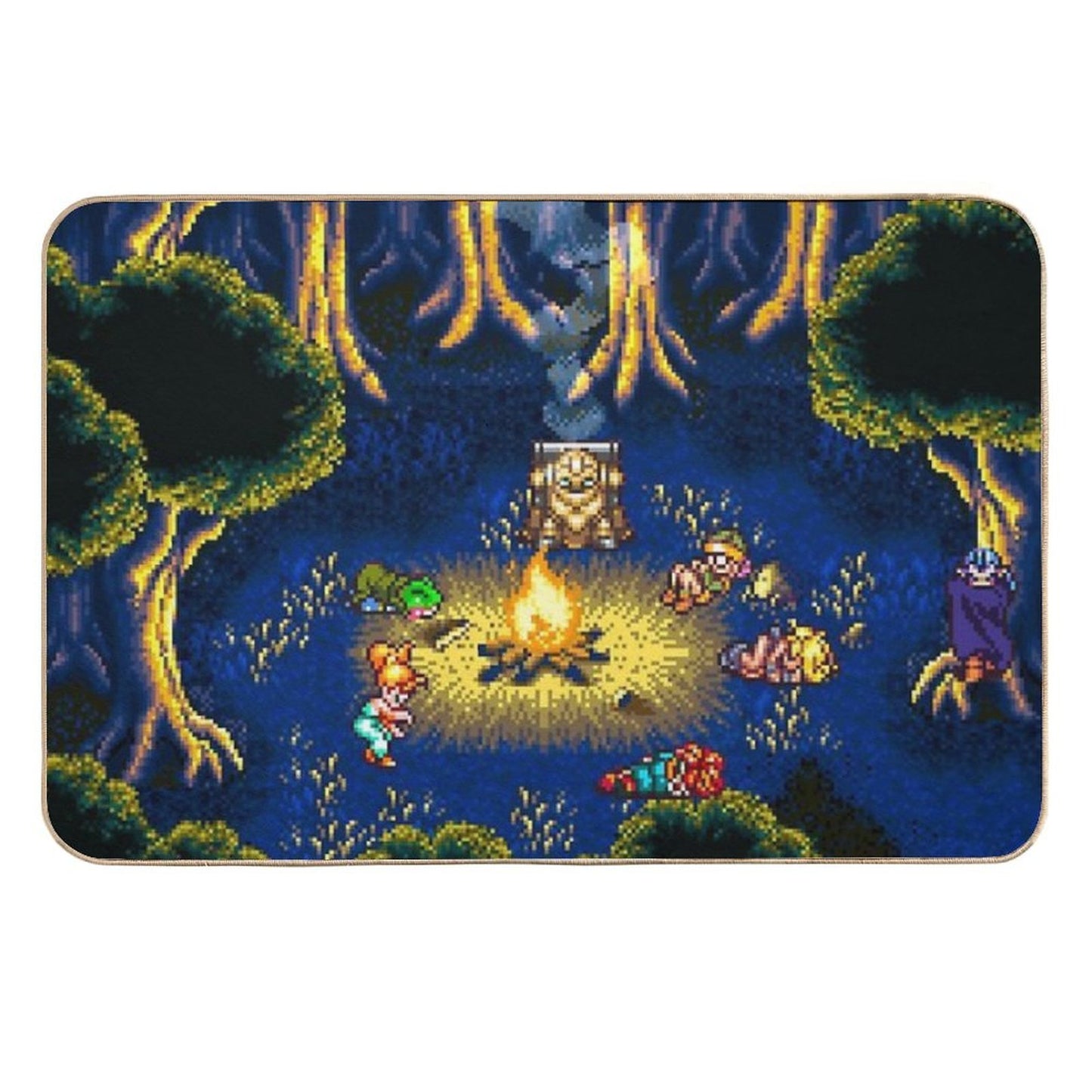 Chrono Trigger Campfire  Odorless Bath Mat