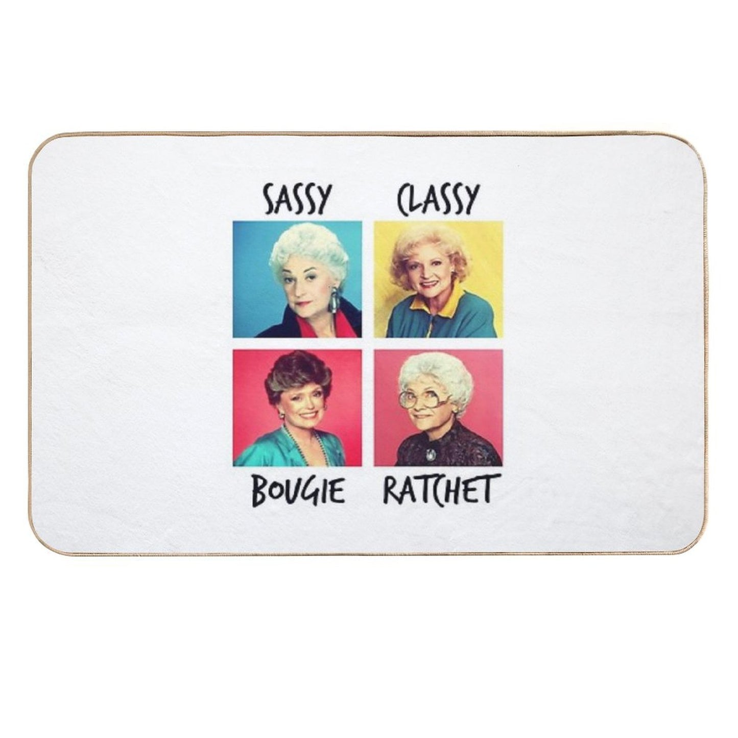 Savage Golden Girls Durable Bath Mat