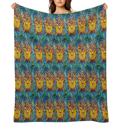 Leo Mirrors Velvety-soft Throw Blanket