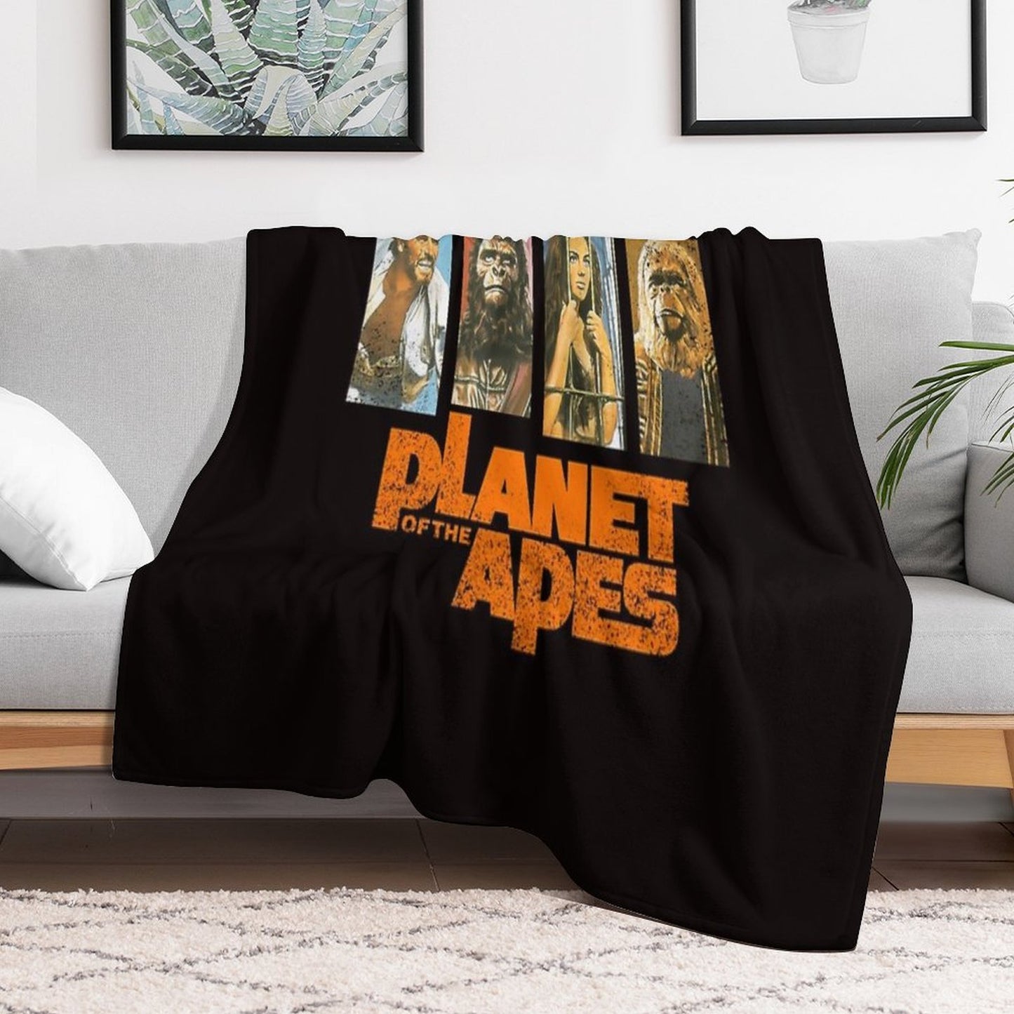 Film  - Planet Of The Apes Eco-conscious Throw Blanket