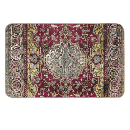 Farahan Arak West Persian Silk Rug Print  Multi-Purpose Bath Mat