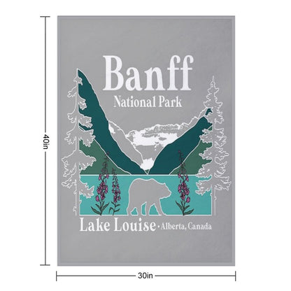 Banff National Park Premium Throw Blanket