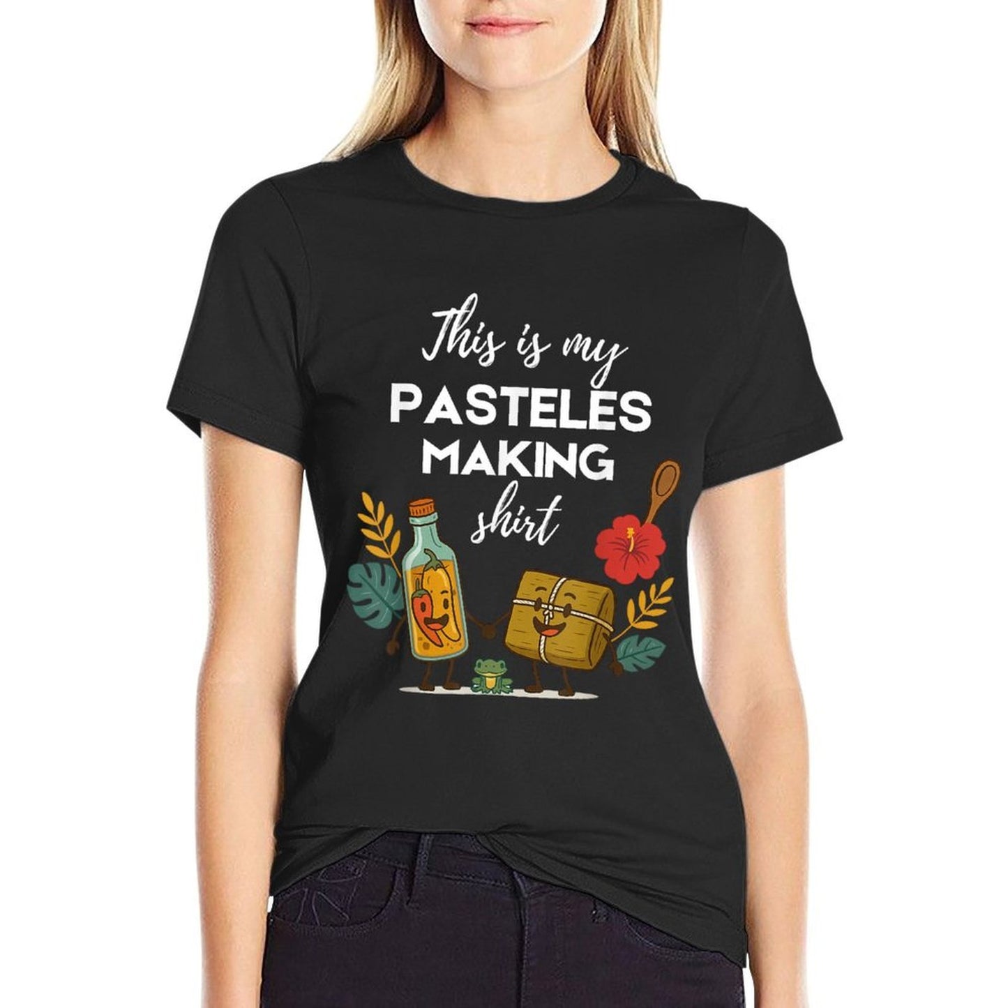 This Is My Pasteles Making Funny Christmas Cooking  Easy-care T-Shirt