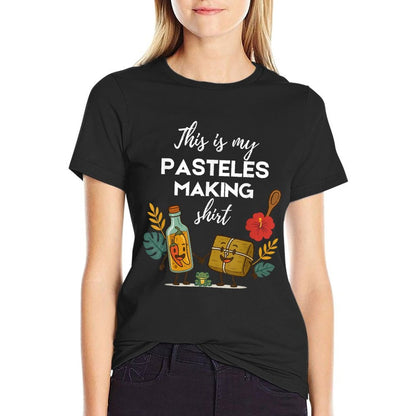 This Is My Pasteles Making Funny Christmas Cooking  Easy-care T-Shirt