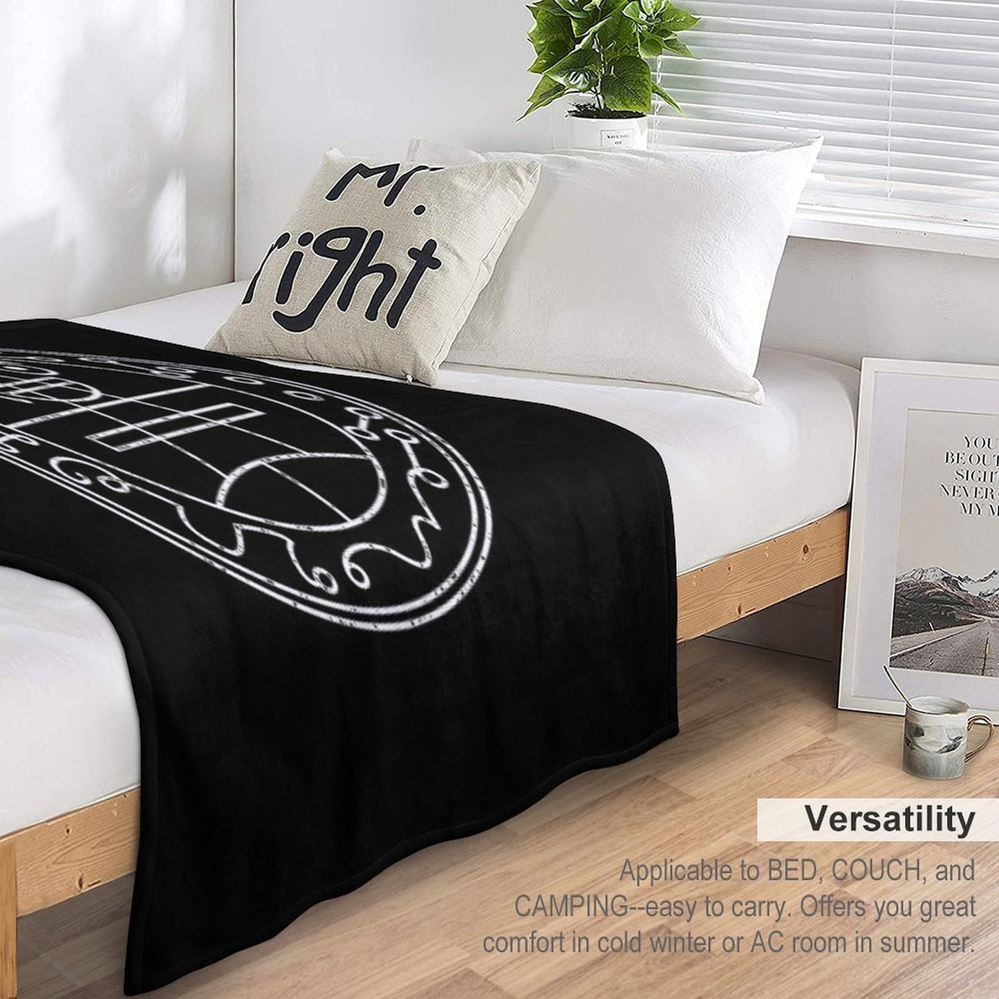 Secret Seal of Solomon Protective Magic Sustainable Throw Blanket