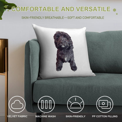 Cavapoo Cavoodle Cockapoo Cuteness Soft Style Accent Throw Pillow