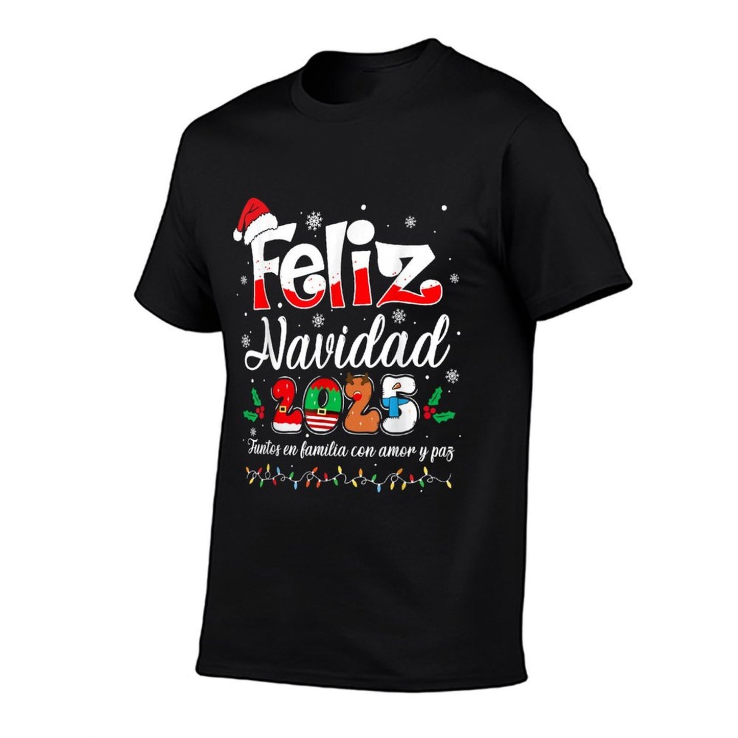 Feliz Navidad 2025 Matching Family Spanish Christmas Mexican  Moisture-wicking T-Shirt