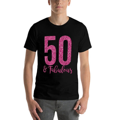 50Th Birthday For Women Saying 50 And Fabulous  Relaxed-fit T-Shirt