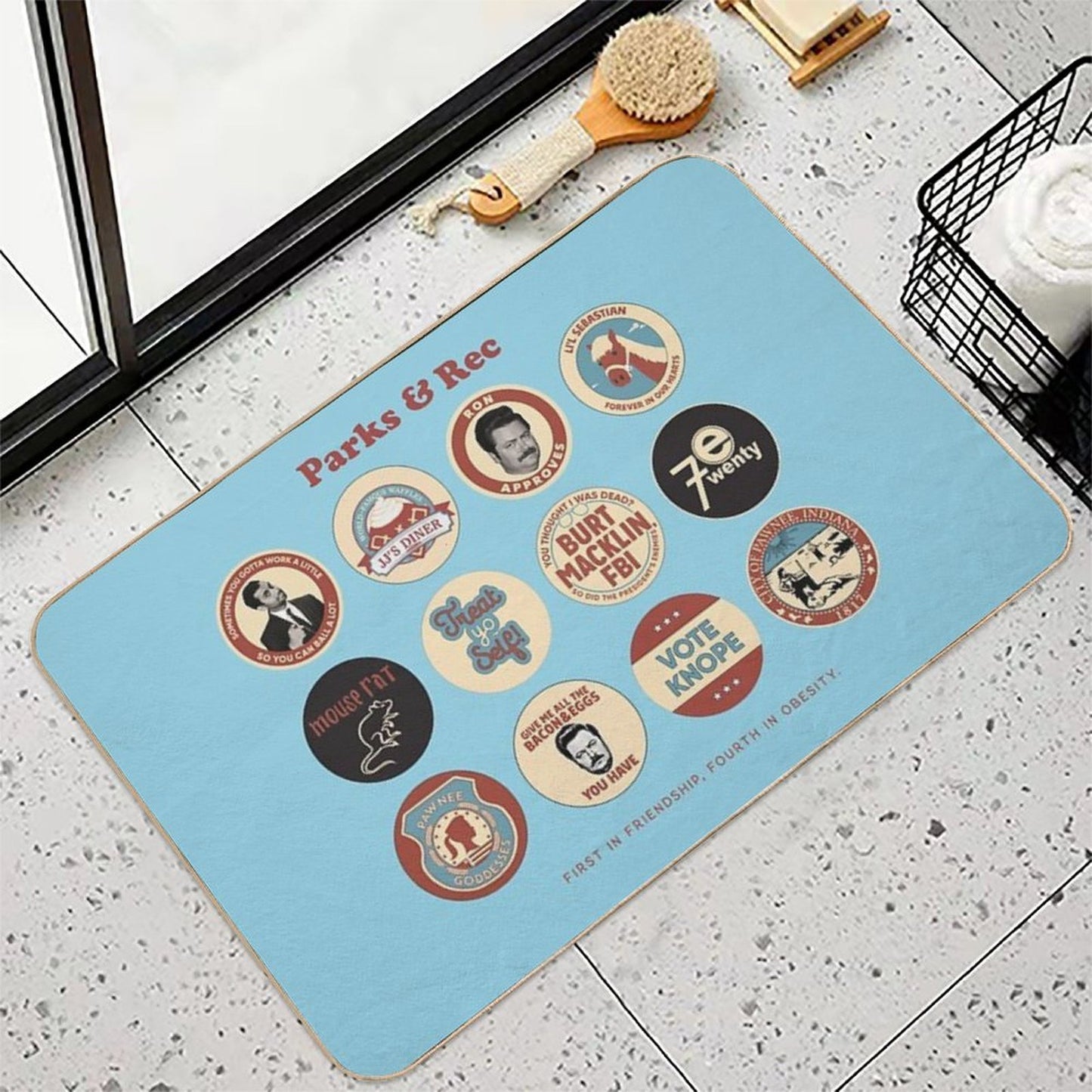 Parks And Rec  Toxin-Free Bath Mat