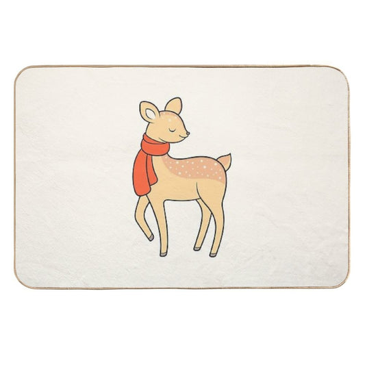 Deer  Easy Maintenance Bath Mat