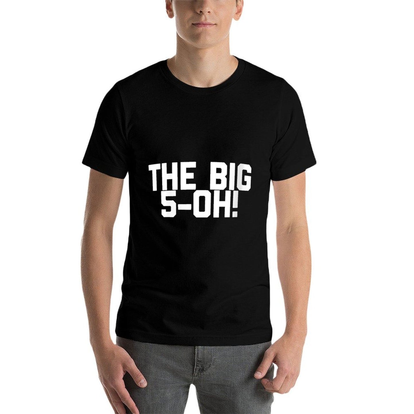 Womens 50th Birthday The Big 5-Oh! Funny 50th Birthday  High-quality Stitching T-Shirt