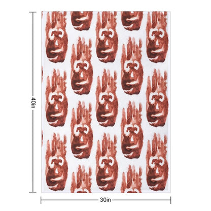 WILSON! Wrinkle-free Throw Blanket
