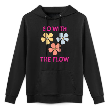 Go With The Flow Hippy T Machine Washable Hoodie