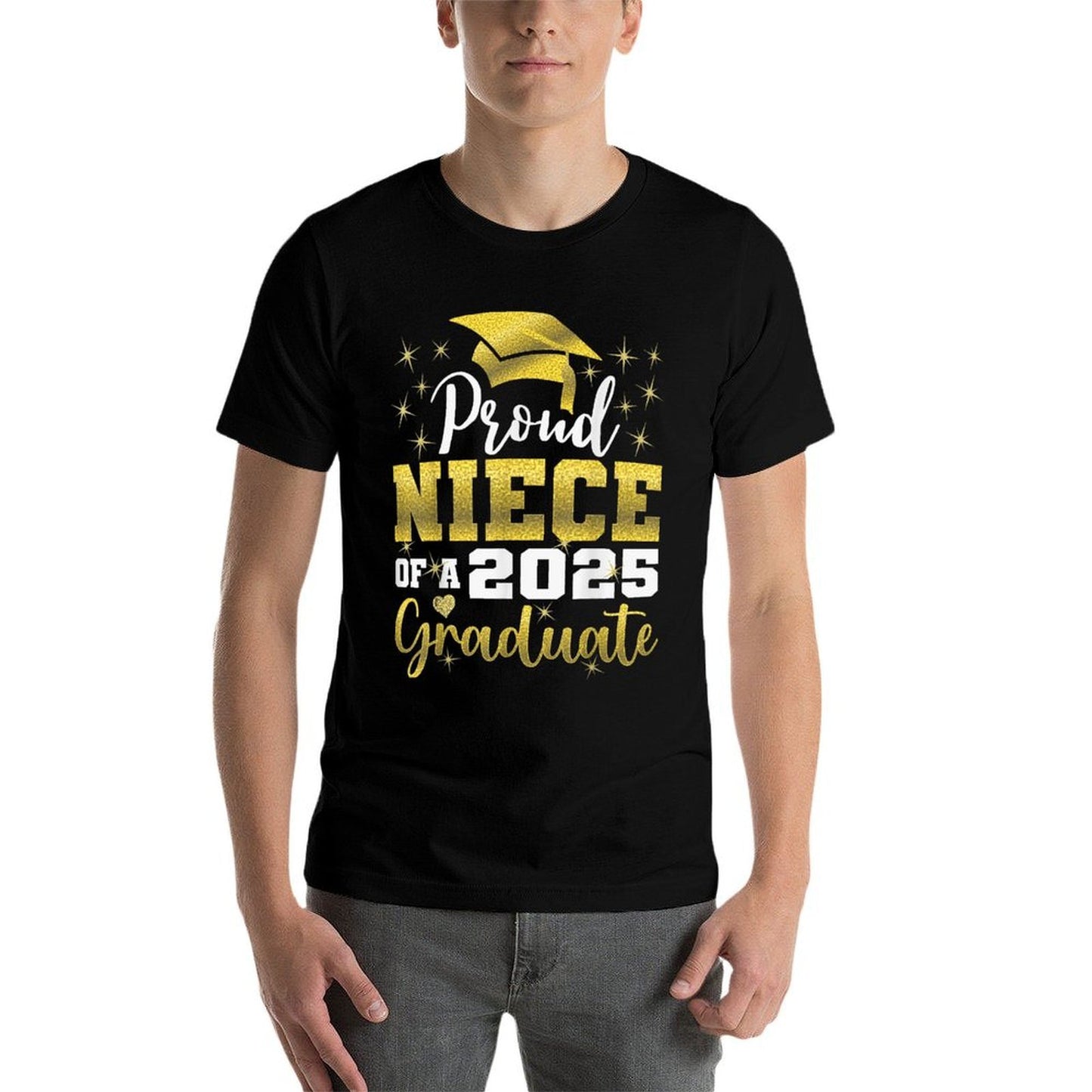 Super Proud Niece of 2025 Graduate Senior Graduation Family  Lightweight T-Shirt