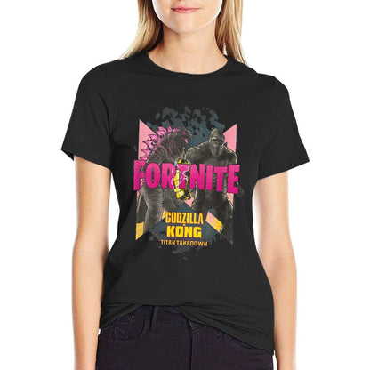 Godzilla X Kong X Fortnite - Officially Licensed  Affordable Price T-Shirt