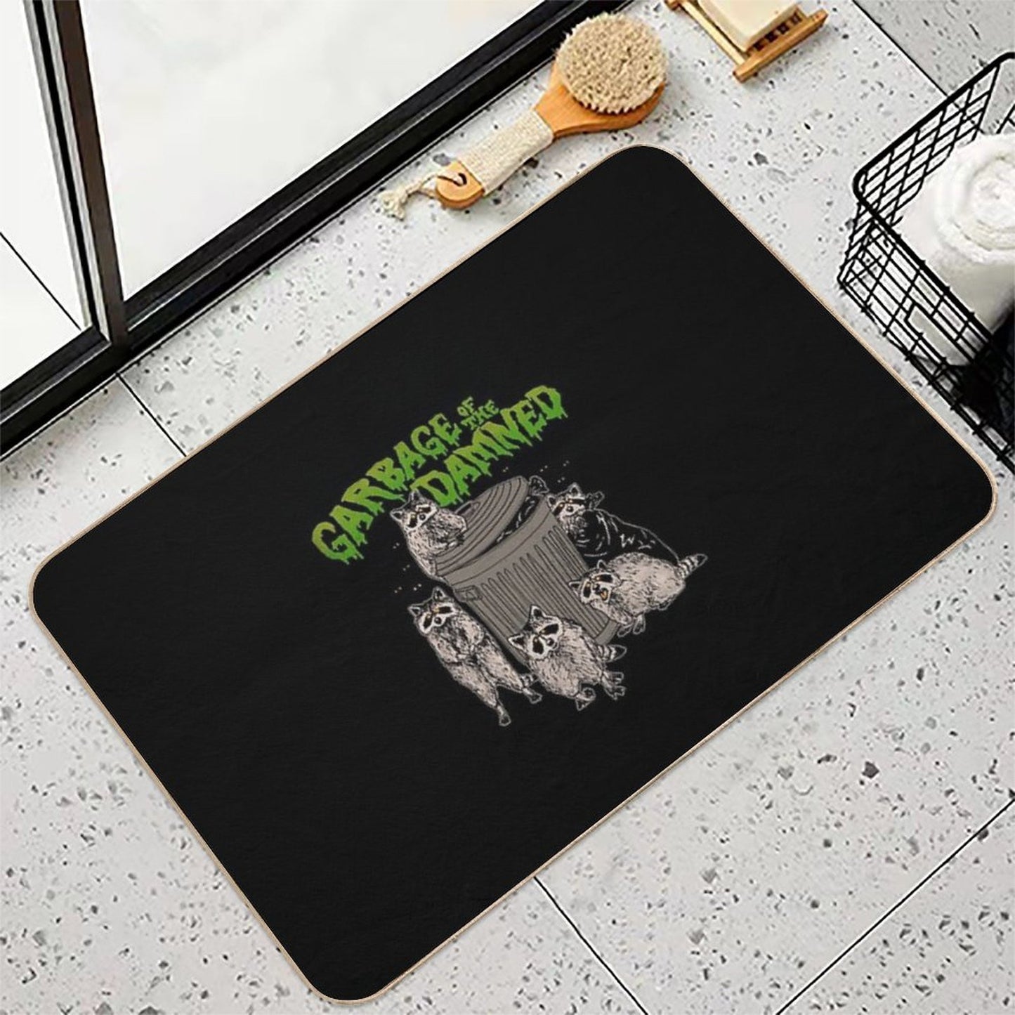 Garbage of The Damned  Easy Maintenance Bath Mat