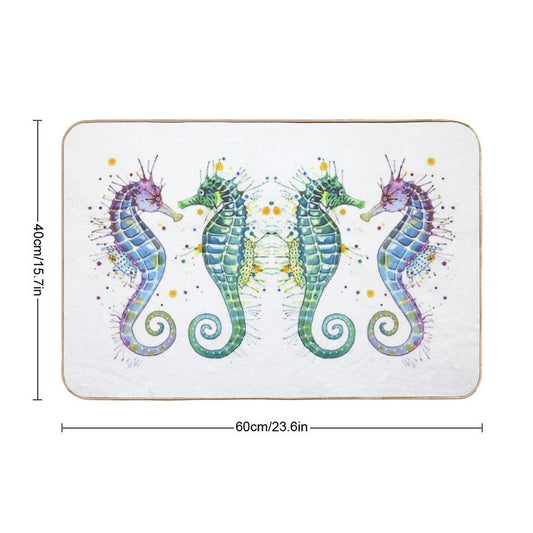 Guardians of The Sea - Seahorse  Absorbent Bath Mat