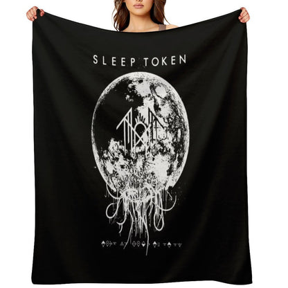 Pure Metal Roars Through The Blazing Storm - Original Sleep Token Music Merchandise Comfort Throw Blanket