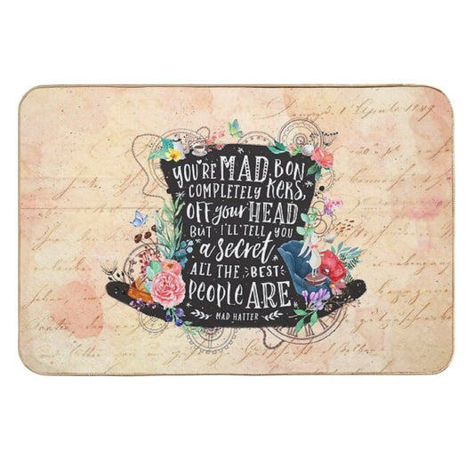 Mad Hatter  Easy Maintenance Bath Mat