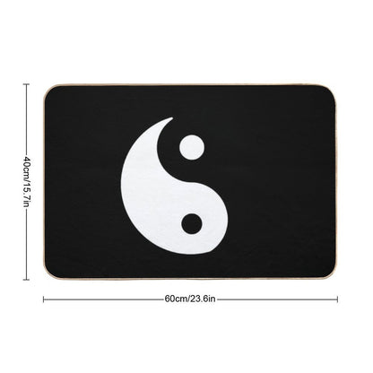 Yin Yang  Easy To Clean Bath Mat