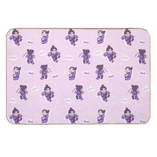 Angry Little Grape  Dirt-Trapping Bath Mat