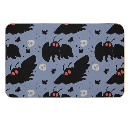 Mothman - Daylight Blue  Slip-Resistant Bath Mat