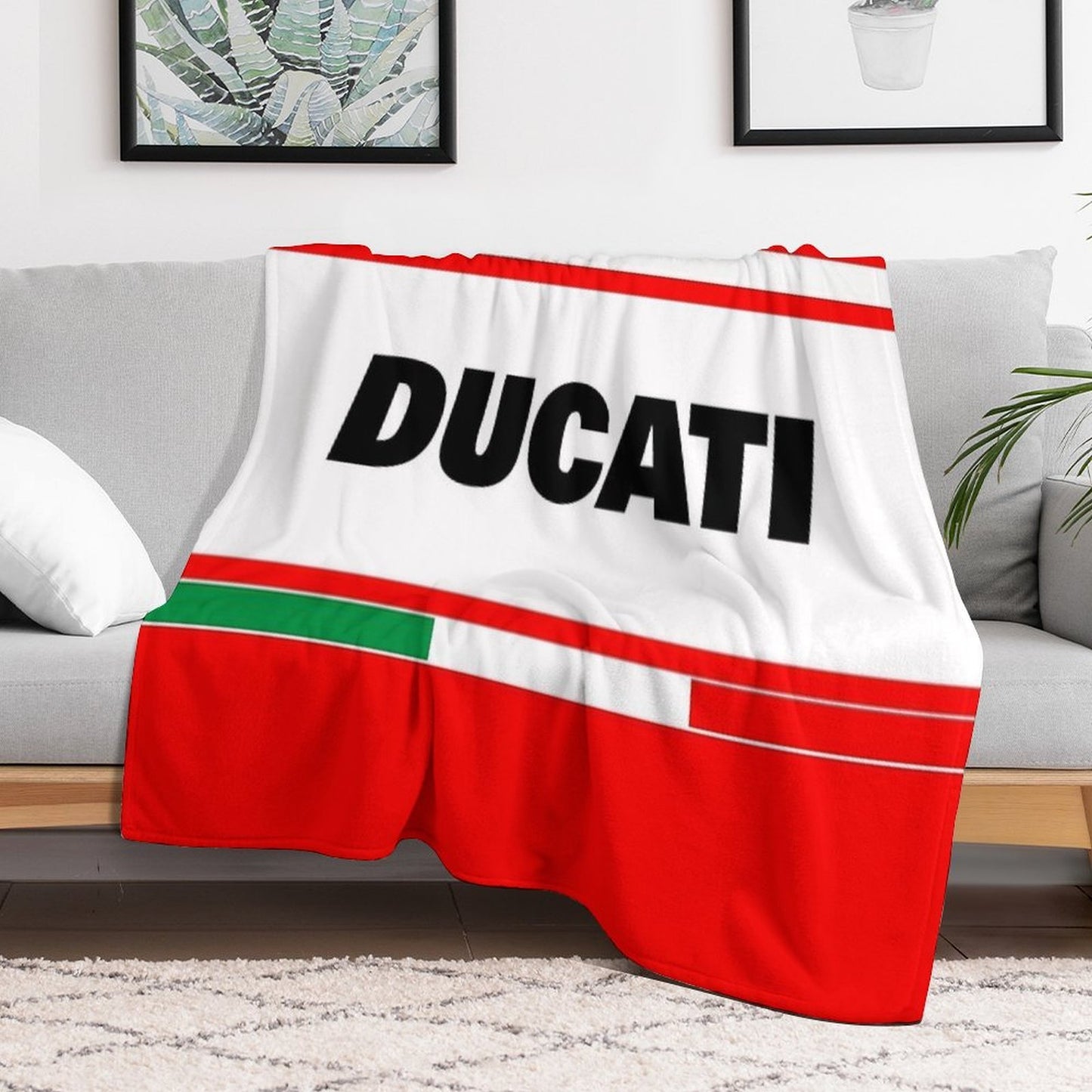 DUCATI Flag Multi-functional Throw Blanket