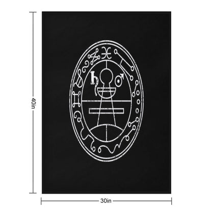 Secret Seal of Solomon Protective Magic Sustainable Throw Blanket