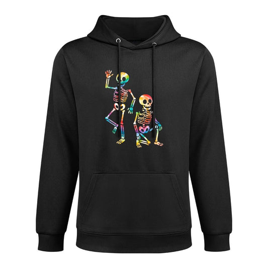 Funny Halloween Trump Skeleton Trump Breathable Fabric Hoodie