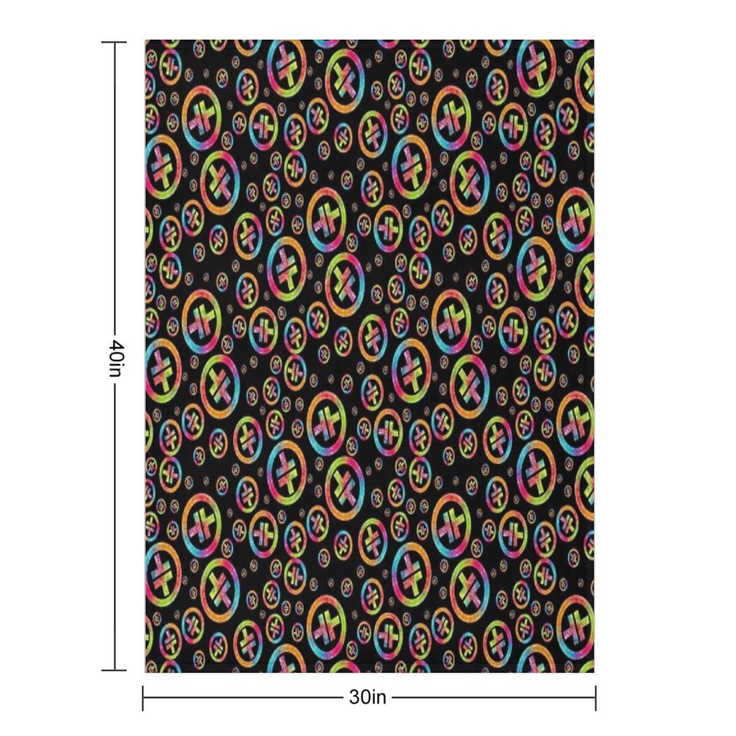 Take That Neon Symbol Premium Throw Blanket