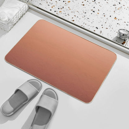 Nude Color Gradient  Rapid-Drying Bath Mat