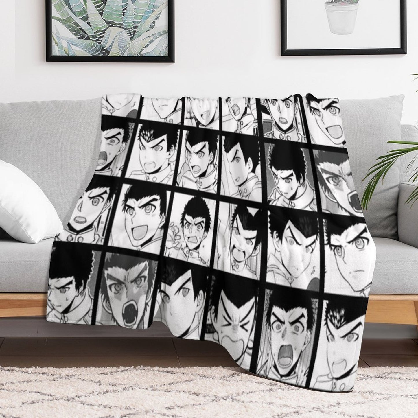 Ishimaru Manga Collection Travel-friendly Throw Blanket