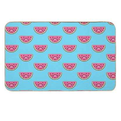 Kawaii Watermelon Slice  Rapid-Drying Bath Mat