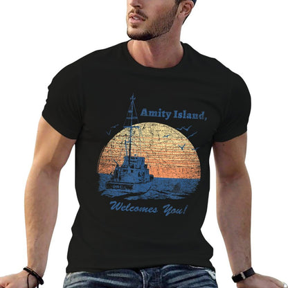 Jaws Vintage Amity Island  Soft T-Shirt