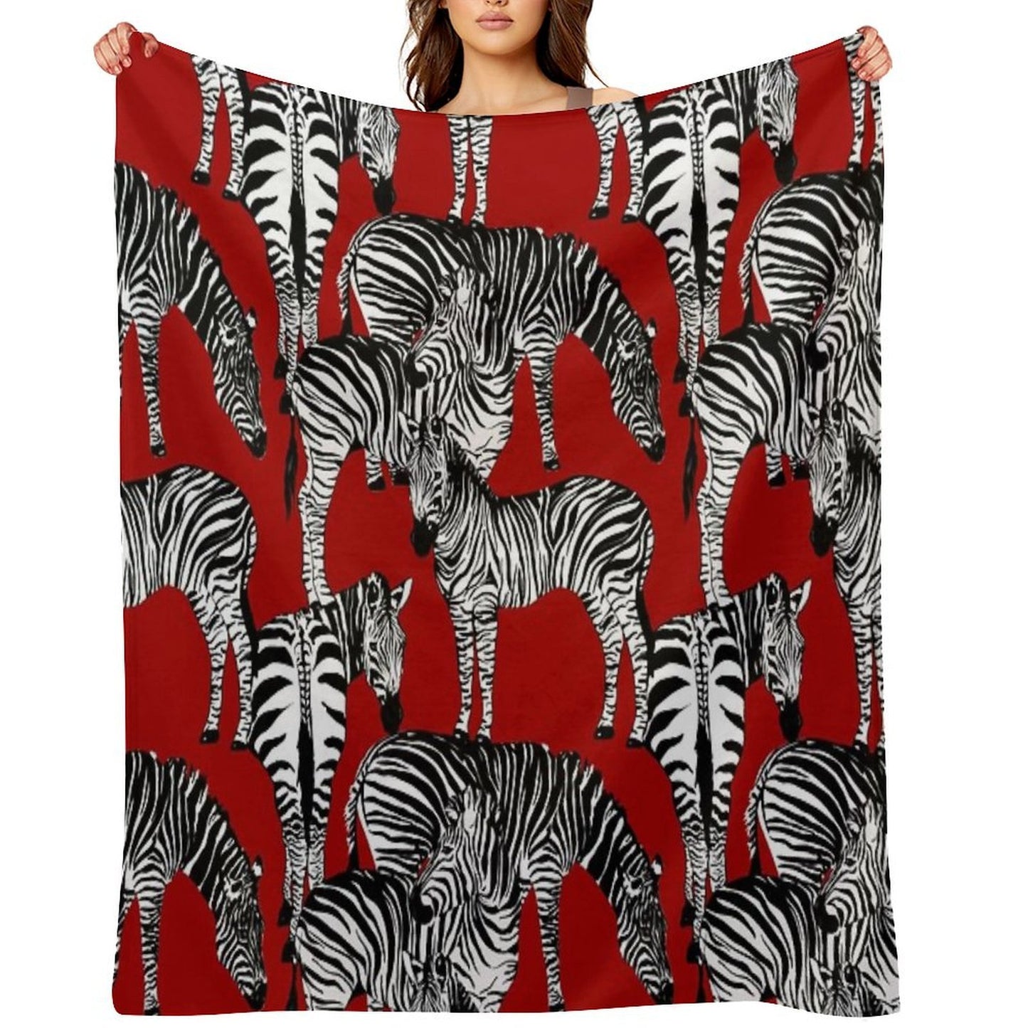 Zebra,black And White,zebra Stripes,pattern Quick-dry Throw Blanket