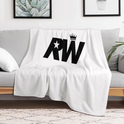 Robbie Williams 2025 Tour RW Live Concert Sustainable Throw Blanket