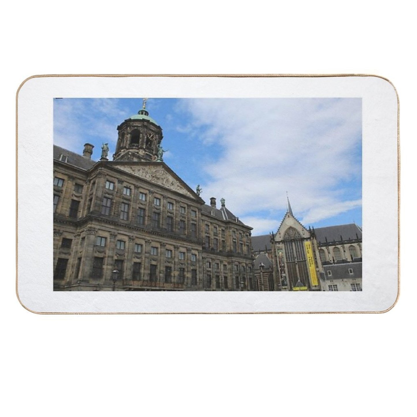Amsterdam City Hall  Stain-Proof Bath Mat