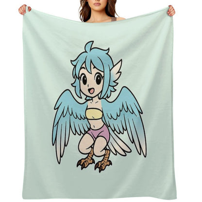 Kipi The Harpy Durable Throw Blanket