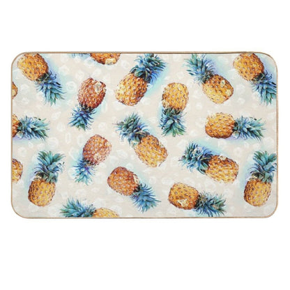 Pineapples + Crystals  Pet-Safe Bath Mat