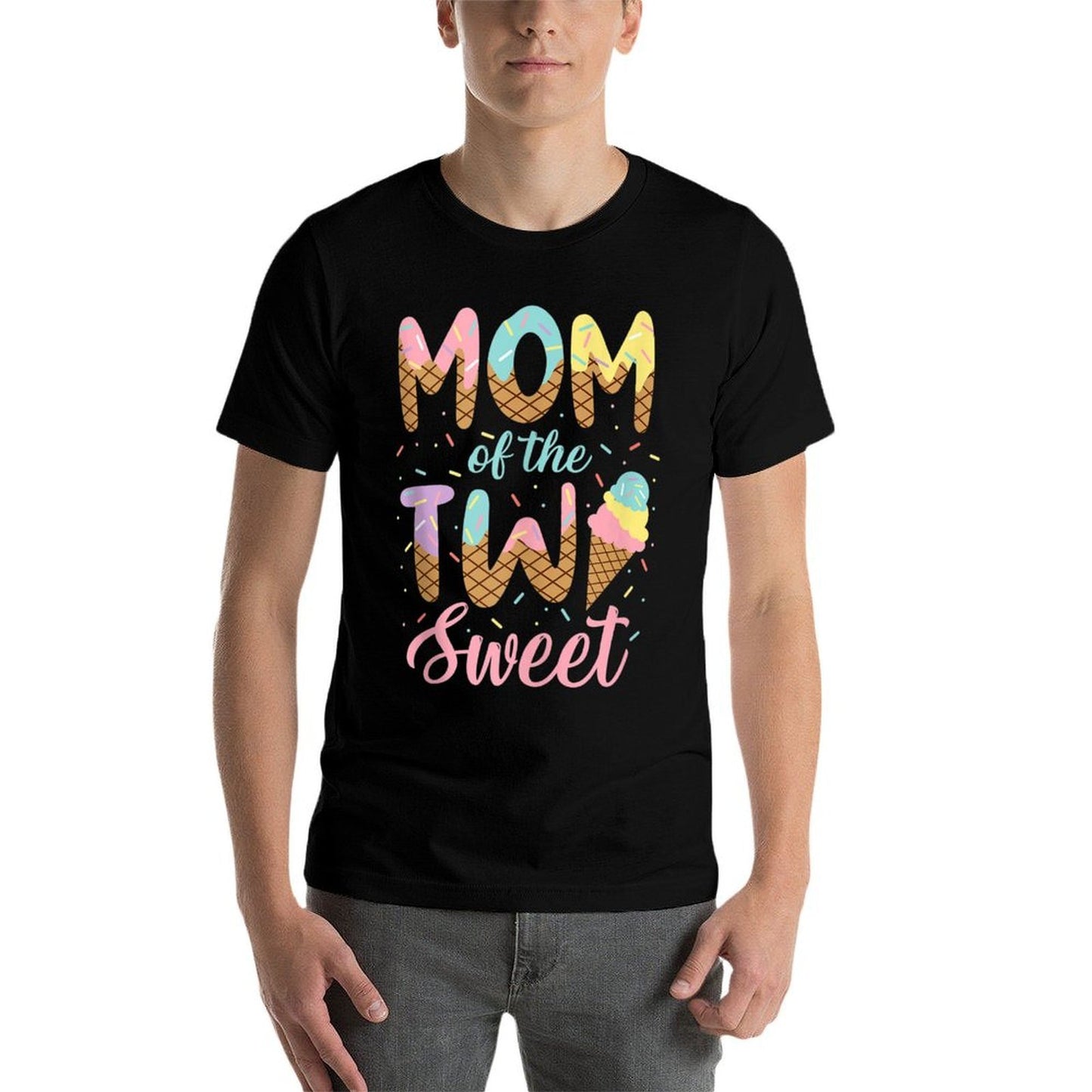 Mom of The Two Sweet Birthday Girl Ice Cream Lovers 2nd  Classic T-Shirt