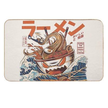 The Great Ramen Off Kanagawa  Stain-Proof Bath Mat