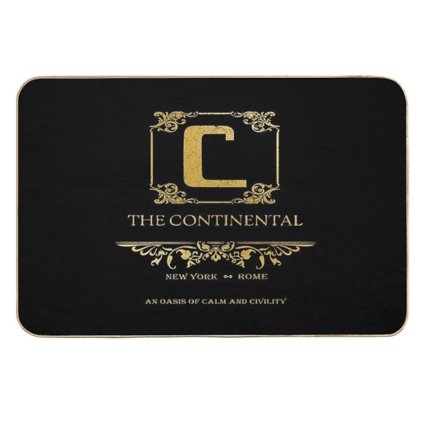 The Continental - Cult Movie  Rapid-Drying Bath Mat