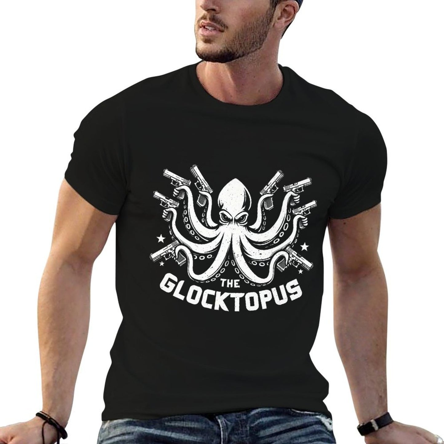 Funny Adult Humor Octopus Meme The Glocktopus Graphics Premium  Tagless Design T-Shirt