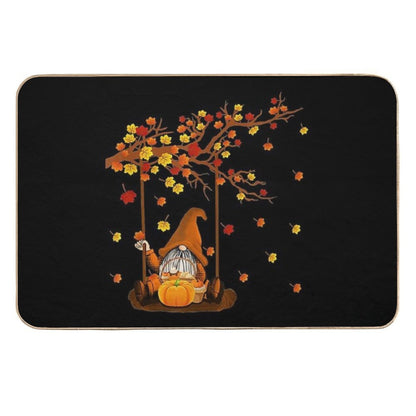 Pumpkin Gnomes Fall Autumn Cute Halloween Thanksgiving  Multi-Purpose Bath Mat