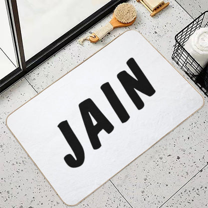 Jain Singer French - Black Version  Pet-Safe Bath Mat