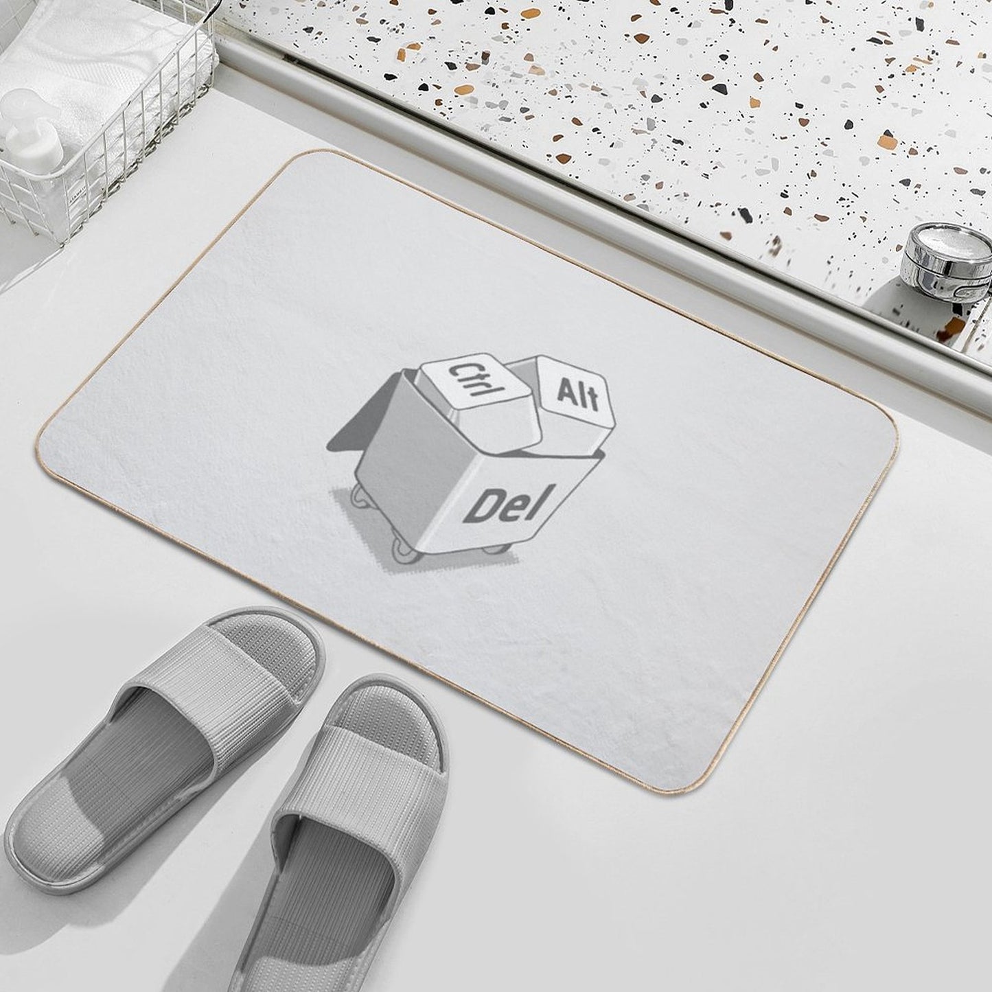 Keyboard  Odorless Bath Mat