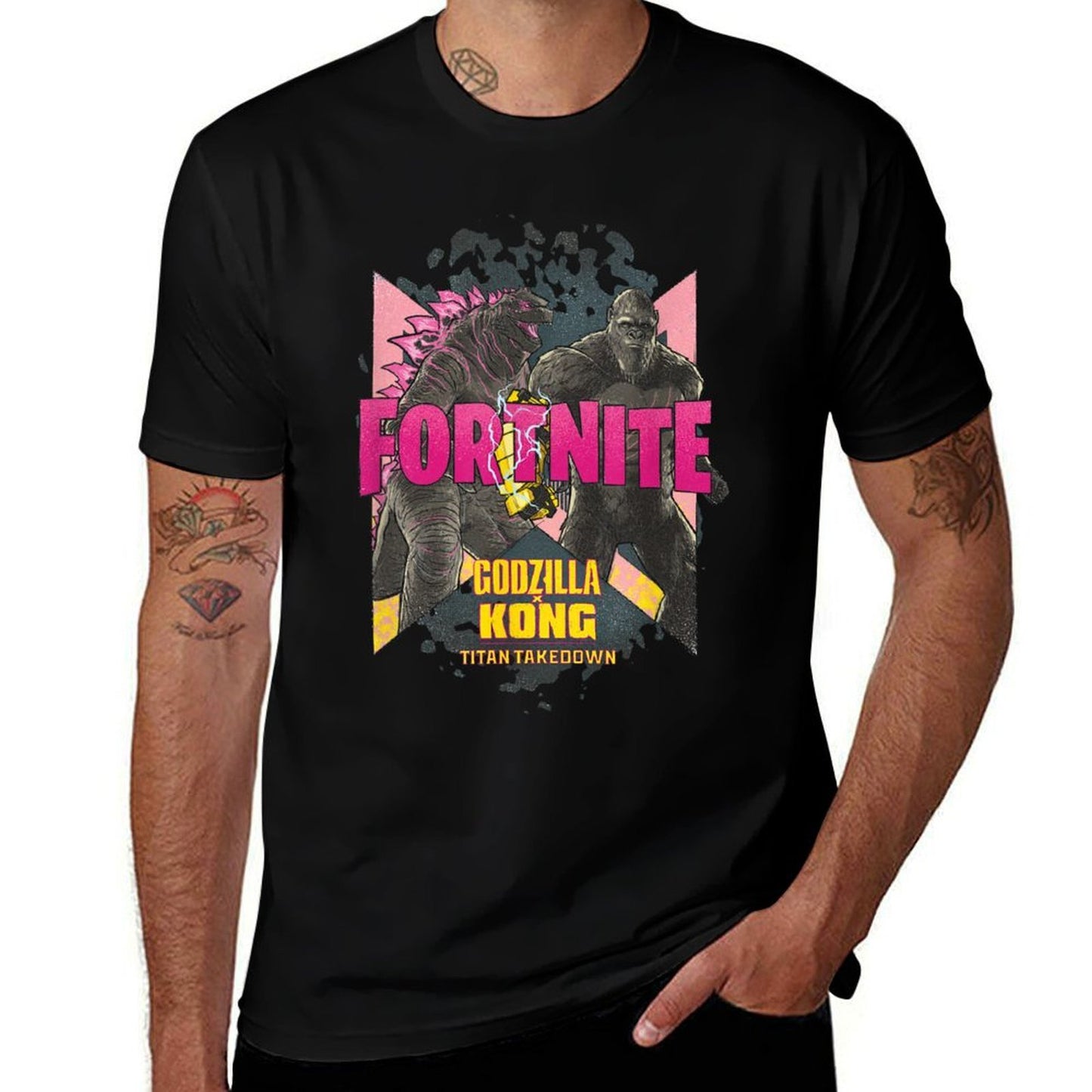 Godzilla X Kong X Fortnite - Officially Licensed  Affordable Price T-Shirt