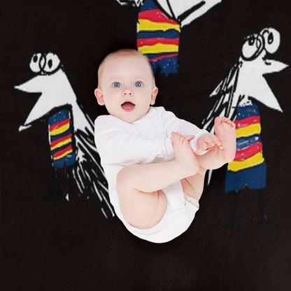 Adelaide Crows Logo Drawing Shrink-resistant Throw Blanket