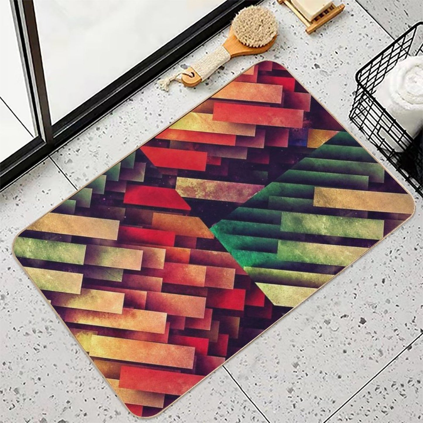 Wype Dwwn Thys  295  Dirt-Trapping Bath Mat